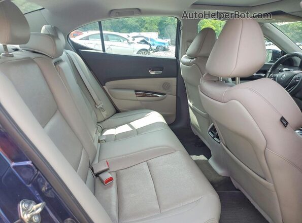 19UUB3F77GA002903 2016 ACURA TLX Blue Rear seats view