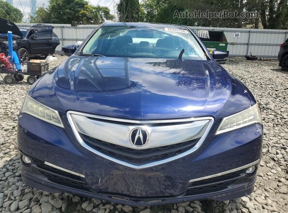 19UUB3F77GA002903 2016 ACURA TLX Blue Front view