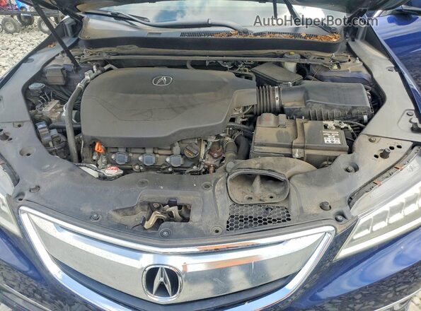 19UUB3F77GA002903 2016 ACURA TLX Blue Rear interior view