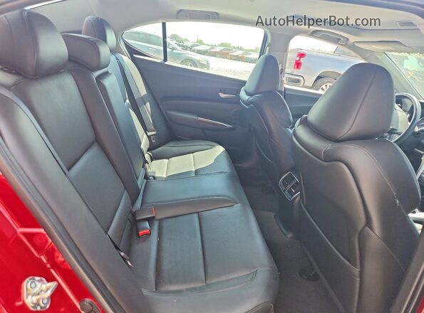 19UUB3F79HA000328 2017 ACURA TLX Red Հետևի նստատեղերի տեսք