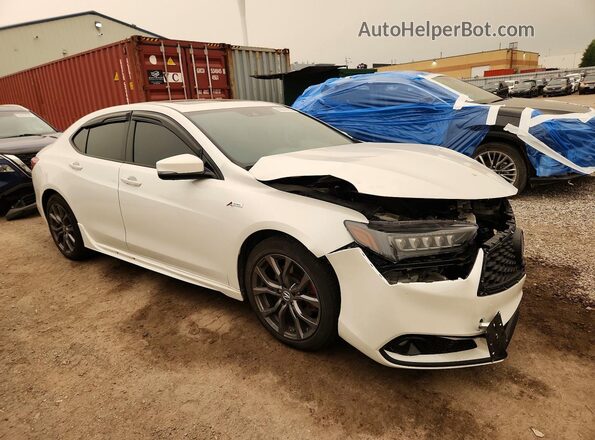19UUB3F86LA800974 2020 ACURA TLX White Delantero derecho