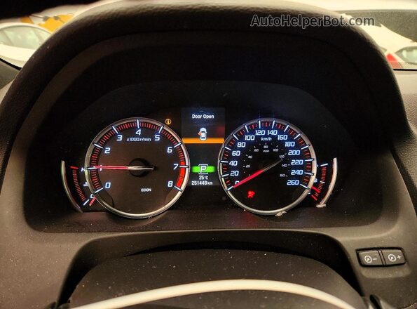 19UUB3F86LA800974 2020 ACURA TLX White Vista del cuadro de instrumentos