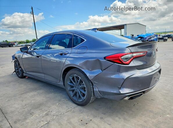 19UUB5F32MA003722 2021 ACURA TLX Gray Задня ліва чверть