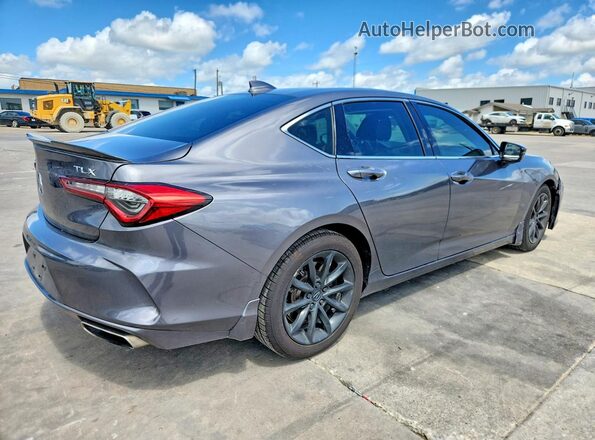 19UUB5F32MA003722 2021 ACURA TLX Gray Задня права чверть