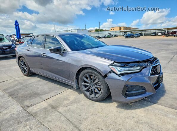 19UUB5F32MA003722 2021 ACURA TLX Gray Передня права чверть