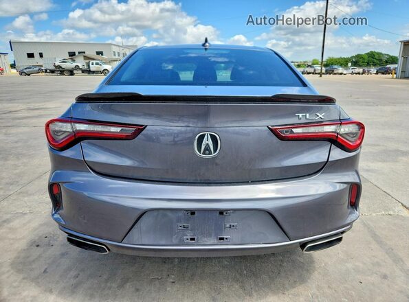 19UUB5F32MA003722 2021 ACURA TLX Gray Вид ззаду