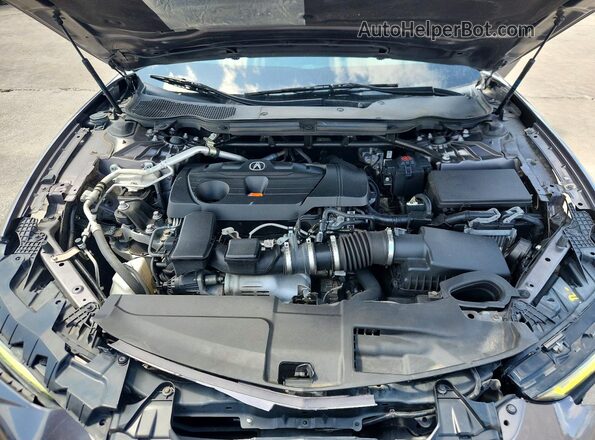 19UUB5F32MA003722 2021 ACURA TLX Gray Вид задньої частини салону