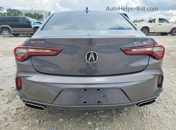 19UUB5F32MA008466 2021 ACURA TLX Gray Widok z tyłu