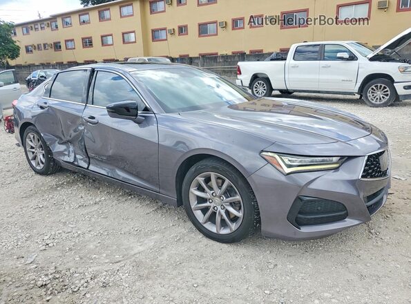 19UUB5F32MA008466 2021 ACURA TLX Gray Przód prawy