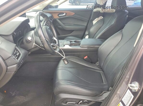19UUB5F32MA008466 2021 ACURA TLX Gray Widok wnętrza z przodu