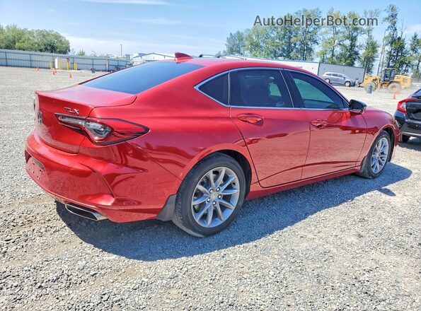 19UUB5F35MA015959 2021 ACURA TLX Red Trasero derecho