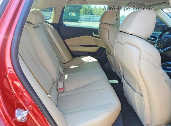 19UUB5F35MA015959 2021 ACURA TLX Red Vista de los asientos traseros