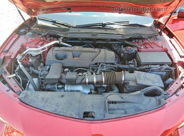 19UUB5F35MA015959 2021 ACURA TLX Red Vista interior trasera