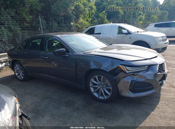19UUB5F36MA002069 2021 ACURA TLX Gray Սալոնի 360 աստիճան տեսք