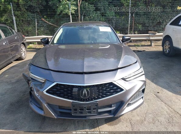 19UUB5F36MA002069 2021 ACURA TLX Gray Սալոնի հետևի տեսք