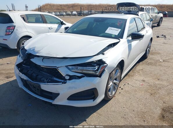 19UUB5F47MA006690 2021 ACURA TLX White Vista tres cuartos delantera izquierda