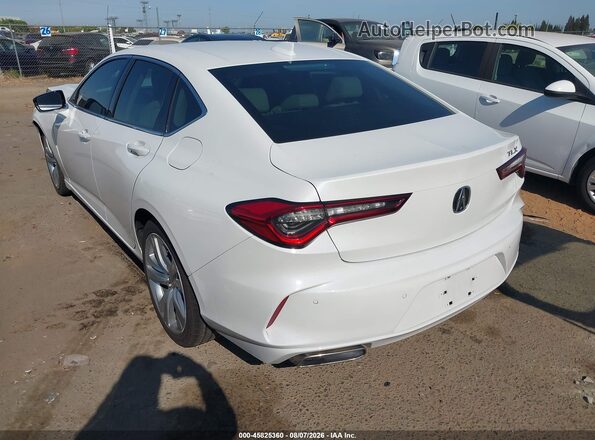 19UUB5F47MA006690 2021 ACURA TLX White Trasero izquierdo
