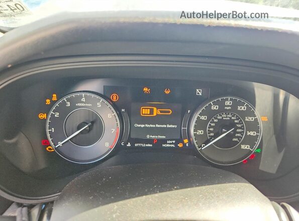 19UUB5F48MA004284 2021 ACURA TLX Black Вид щитка приладів
