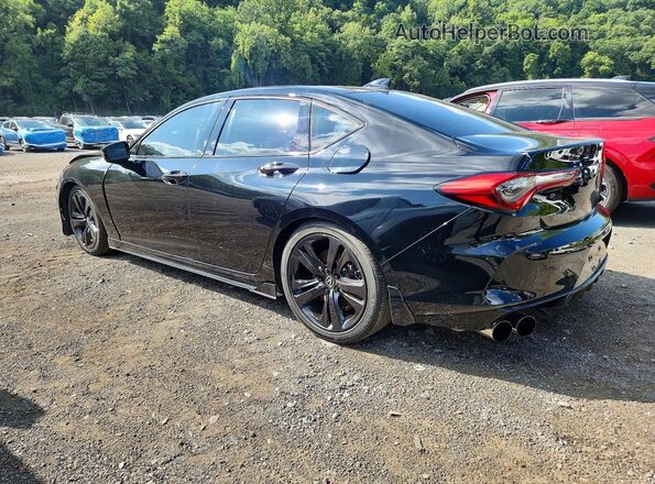 19UUB5F48MA007458 2021 ACURA TLX Черный Передняя правая четверть