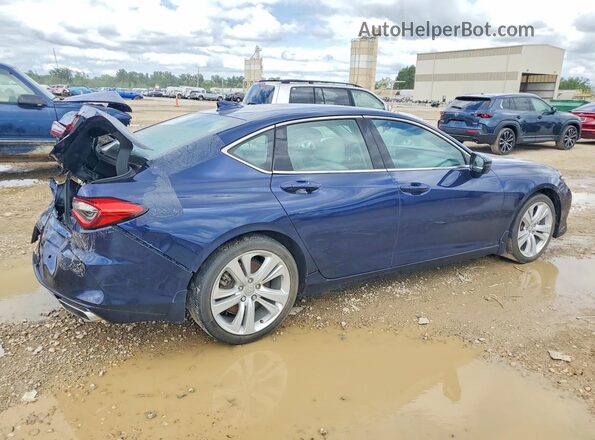 19UUB5F49MA010837 2021 ACURA TLX Blue Հետևի աջ