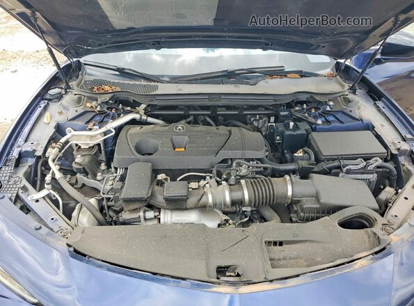 19UUB5F49MA010837 2021 ACURA TLX Blue Սալոնի հետևի տեսք