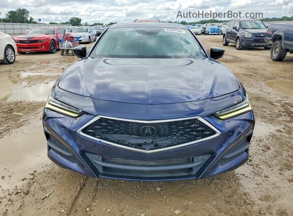 19UUB5F49MA010837 2021 ACURA TLX Blue Դիմացի տեսք