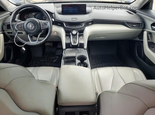 19UUB5F49MA010837 2021 ACURA TLX Blue Առջևի վահանակի տեսք