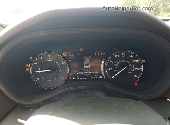 19UUB5F49MA011423 2021 ACURA TLX White Vista del cuadro de instrumentos