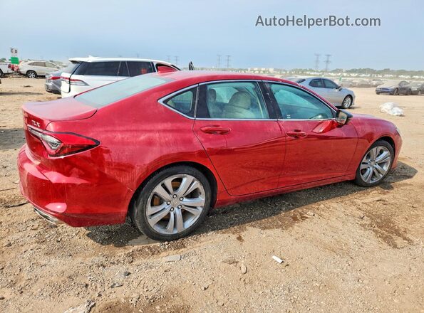 19UUB5F4XMA006621 2021 ACURA TLX Red Trasero derecho