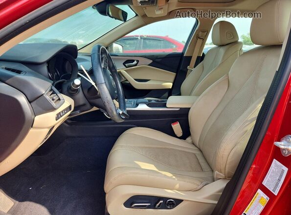 19UUB5F4XMA006621 2021 ACURA TLX Red Vista interior delantera