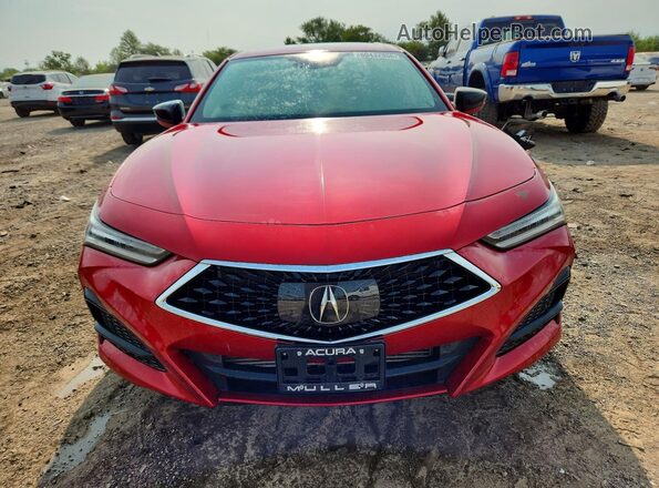 19UUB5F4XMA006621 2021 ACURA TLX Red Vista frontal