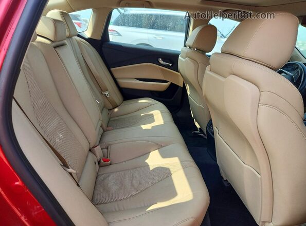 19UUB5F4XMA006621 2021 ACURA TLX Red Vista de los asientos traseros