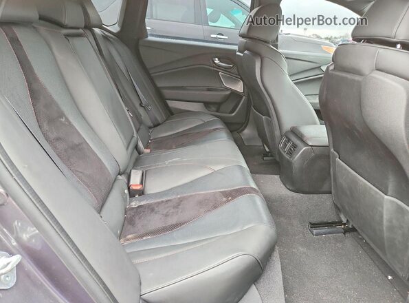 19UUB5F50MA015689 2021 ACURA TLX Gray Vista de los asientos traseros