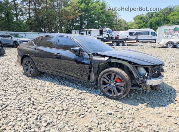 19UUB5F52MA010509 2021 ACURA TLX Black Передня права чверть