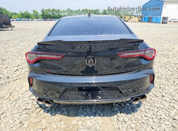 19UUB5F52MA010509 2021 ACURA TLX Black Вид ззаду