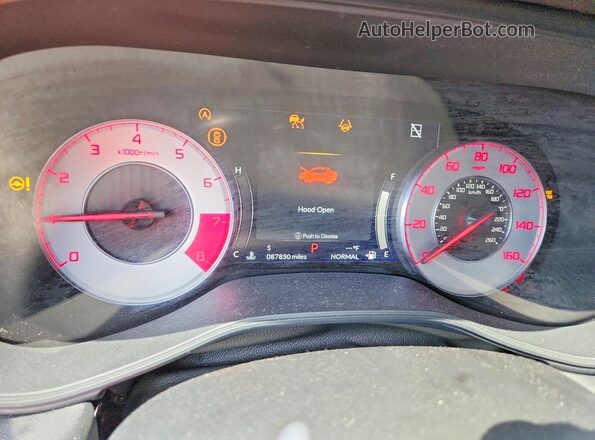 19UUB5F54NA005409 2022 ACURA TLX White Instrument cluster view