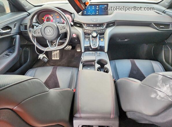 19UUB5F54NA005409 2022 ACURA TLX White Dashboard view