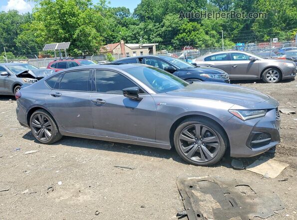 19UUB5F54NA005443 2022 ACURA TLX Gray Przód prawy