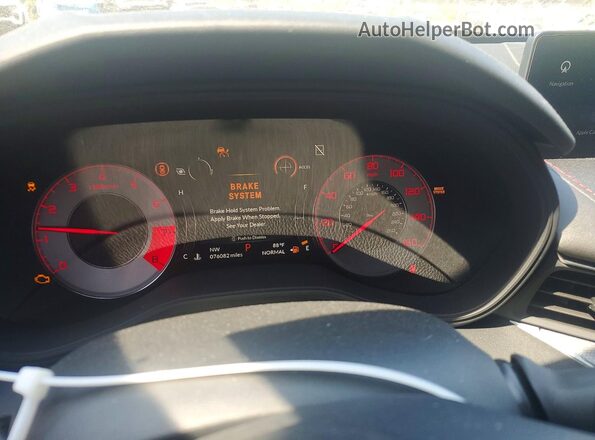19UUB5F54NA005443 2022 ACURA TLX Gray Widok zestawu wskaźników