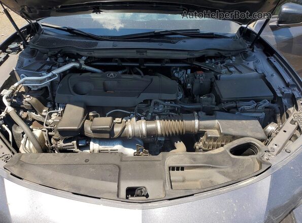 19UUB5F54NA005443 2022 ACURA TLX Gray Widok wnętrza z tyłu