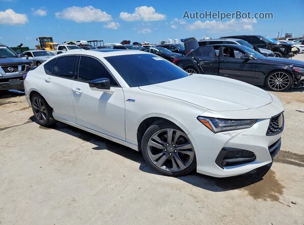 19UUB5F55MA015669 2021 ACURA TLX White Передня права чверть