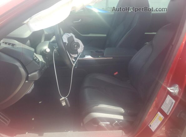 19UUB5F55MA015736 2021 ACURA TLX Red წინა სალონის ხედი