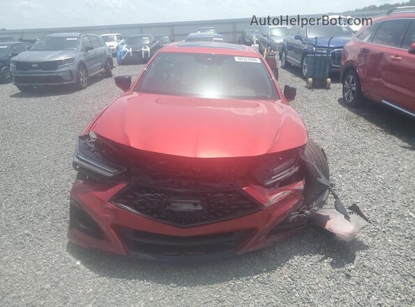 19UUB5F55MA015736 2021 ACURA TLX Red წინა ხედი