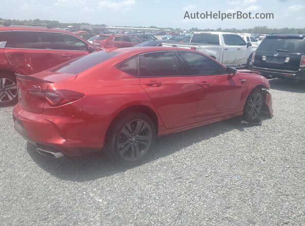 19UUB5F55MA015736 2021 ACURA TLX Red უკანა მარჯვენა