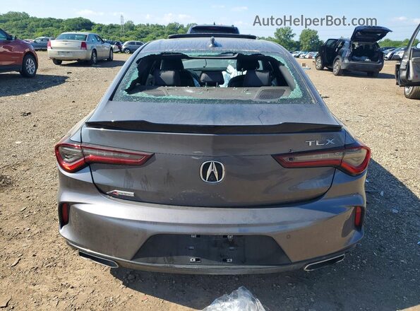 19UUB5F55PA000304 2023 ACURA TLX Gray Vista trasera