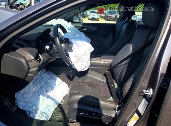 19UUB5F55PA000304 2023 ACURA TLX Gray Vista interior delantera