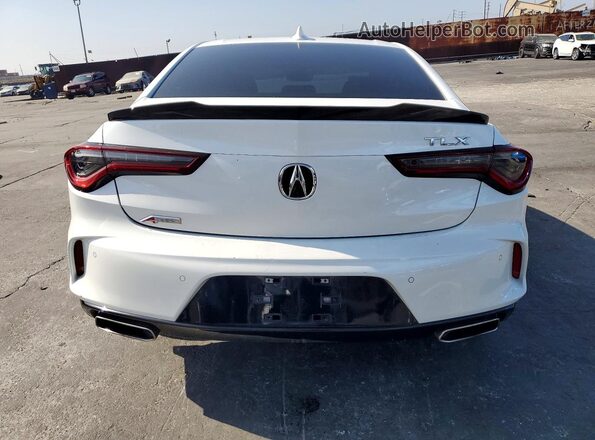 19UUB5F55PA004465 2023 ACURA TLX White Widok z tyłu