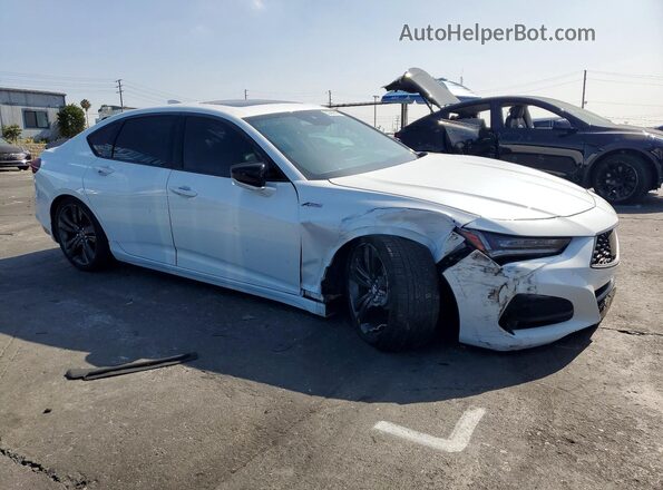 19UUB5F55PA004465 2023 ACURA TLX White Przód prawy