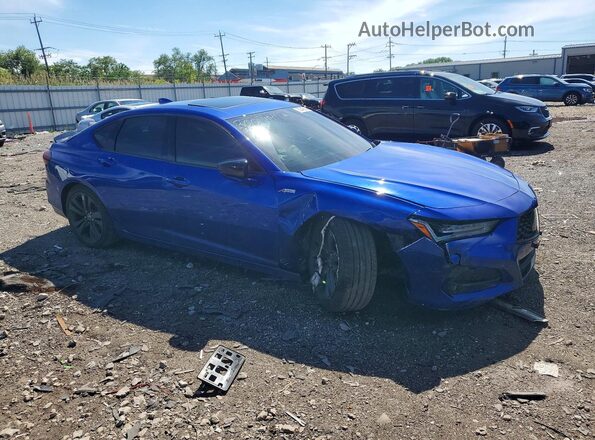19UUB5F57MA004057 2021 ACURA TLX Blue Delantero derecho