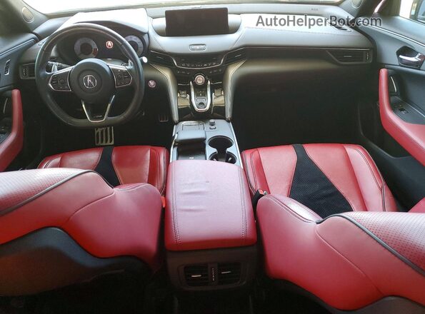 19UUB5F57PA003513 2023 ACURA TLX Black Dashboard view